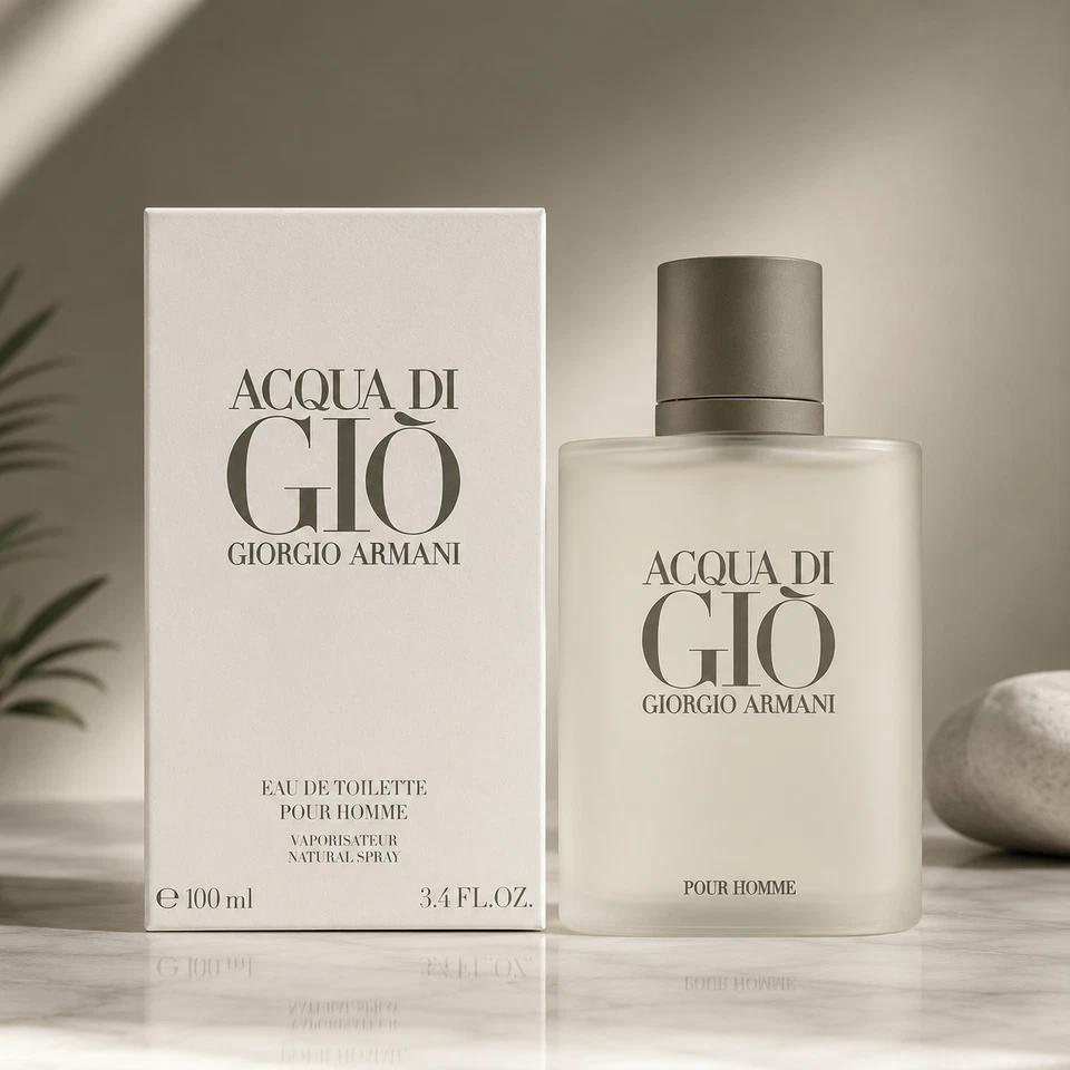 Giorgio Armani Acqua di Gio Eau de Toilette 100ml EDT Spray New & Sealed